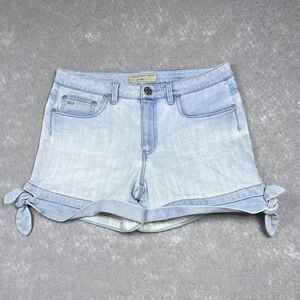 Marc By Marc Jacobs Shorts Womens Size 8 Blue Denim Distressed Shorts Pockets